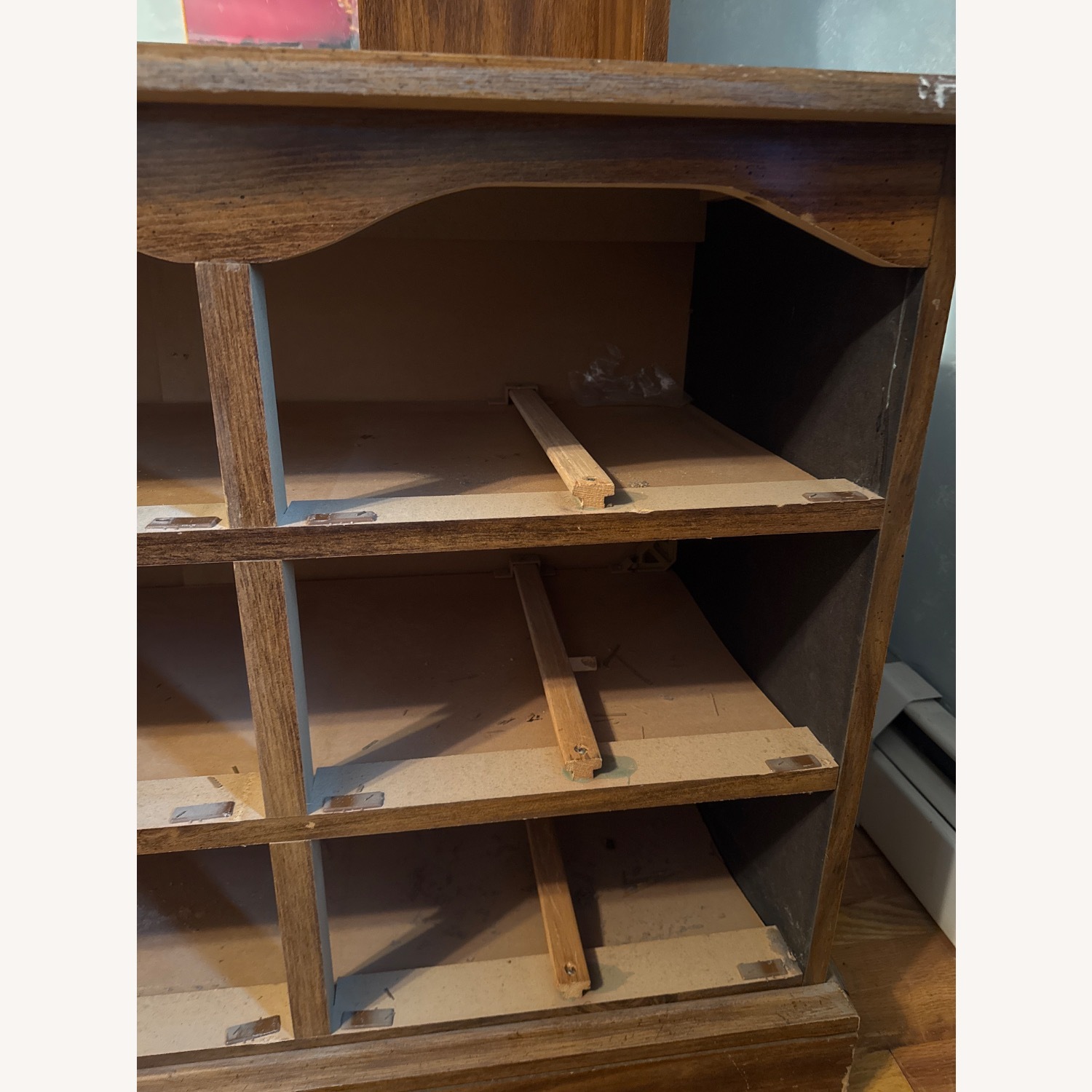 Light Brown Vintage Dresser (With Mirror) - image-5