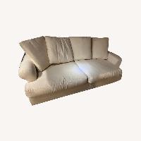 HD Buttercup White Fabric 3+ Seater Sofa