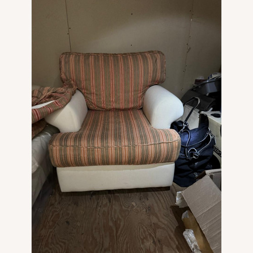 Used HD Buttercup Fabric Armchair for sale on AptDeco