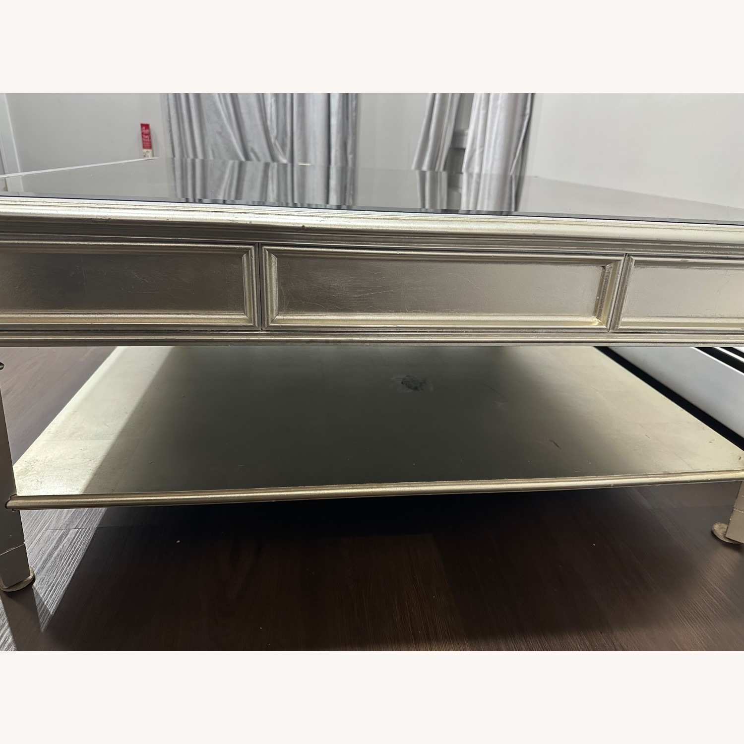 Z Gallerie Palais Silver Coffee Table - image-1