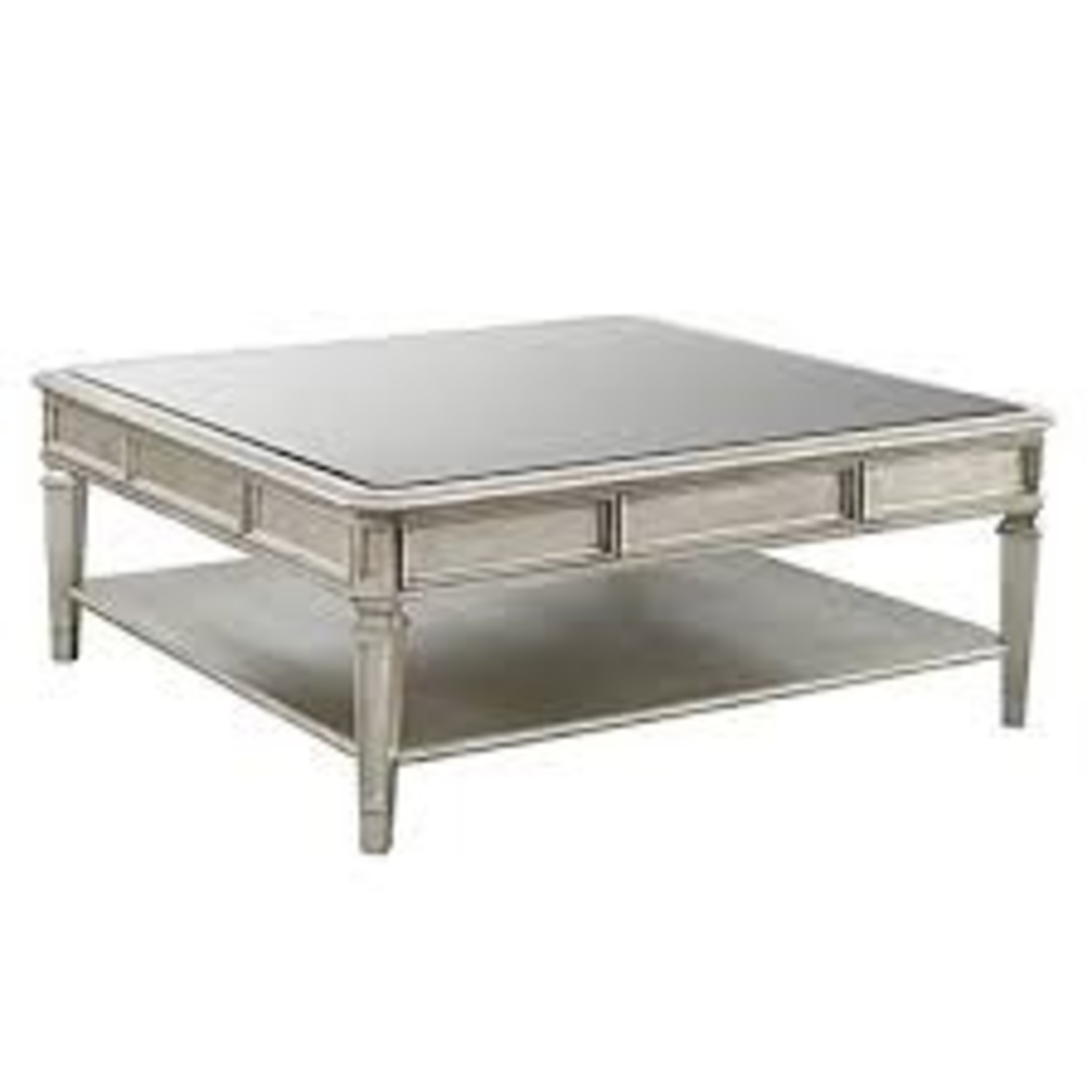 Z Gallerie Palais Silver Coffee Table - image-6
