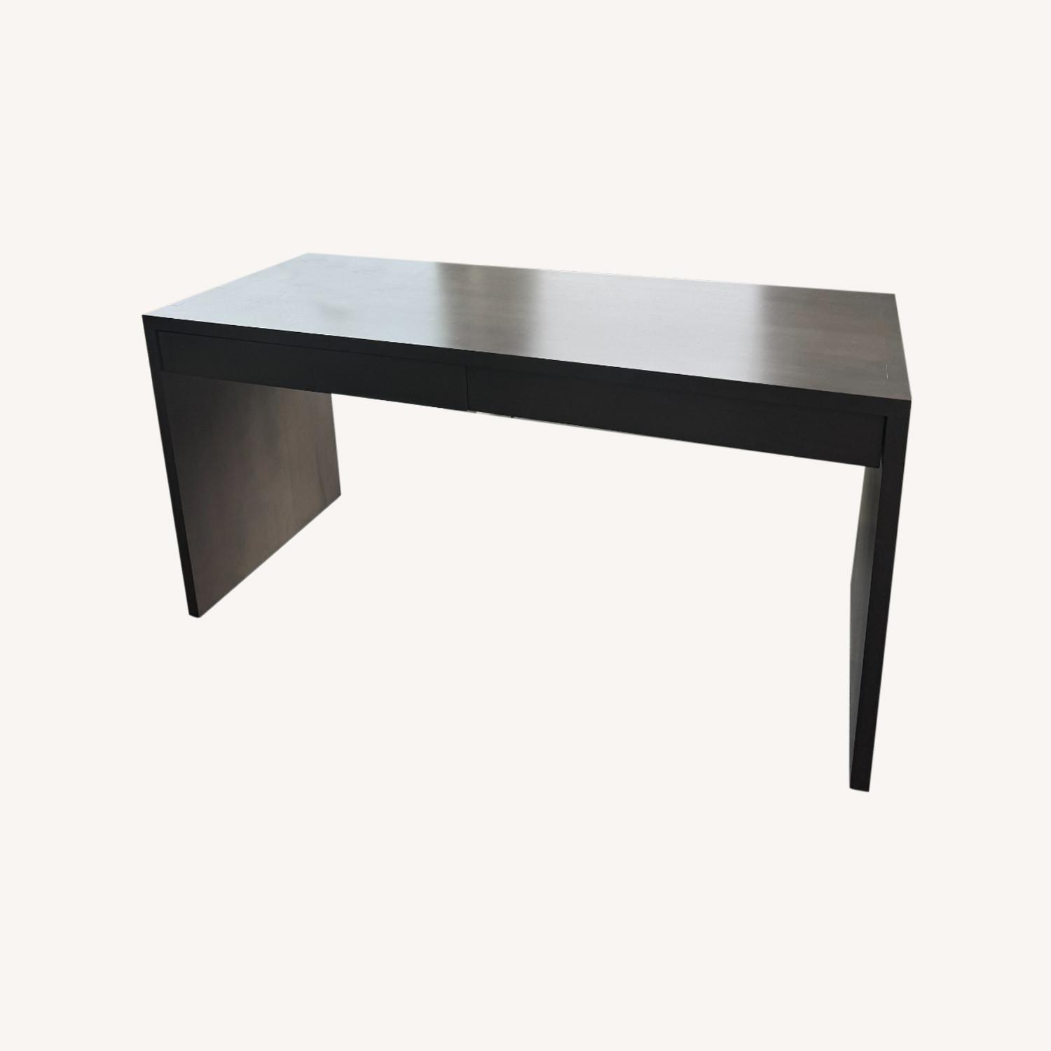 Room & Board Rowan Light Gray Wood Desk - image-0