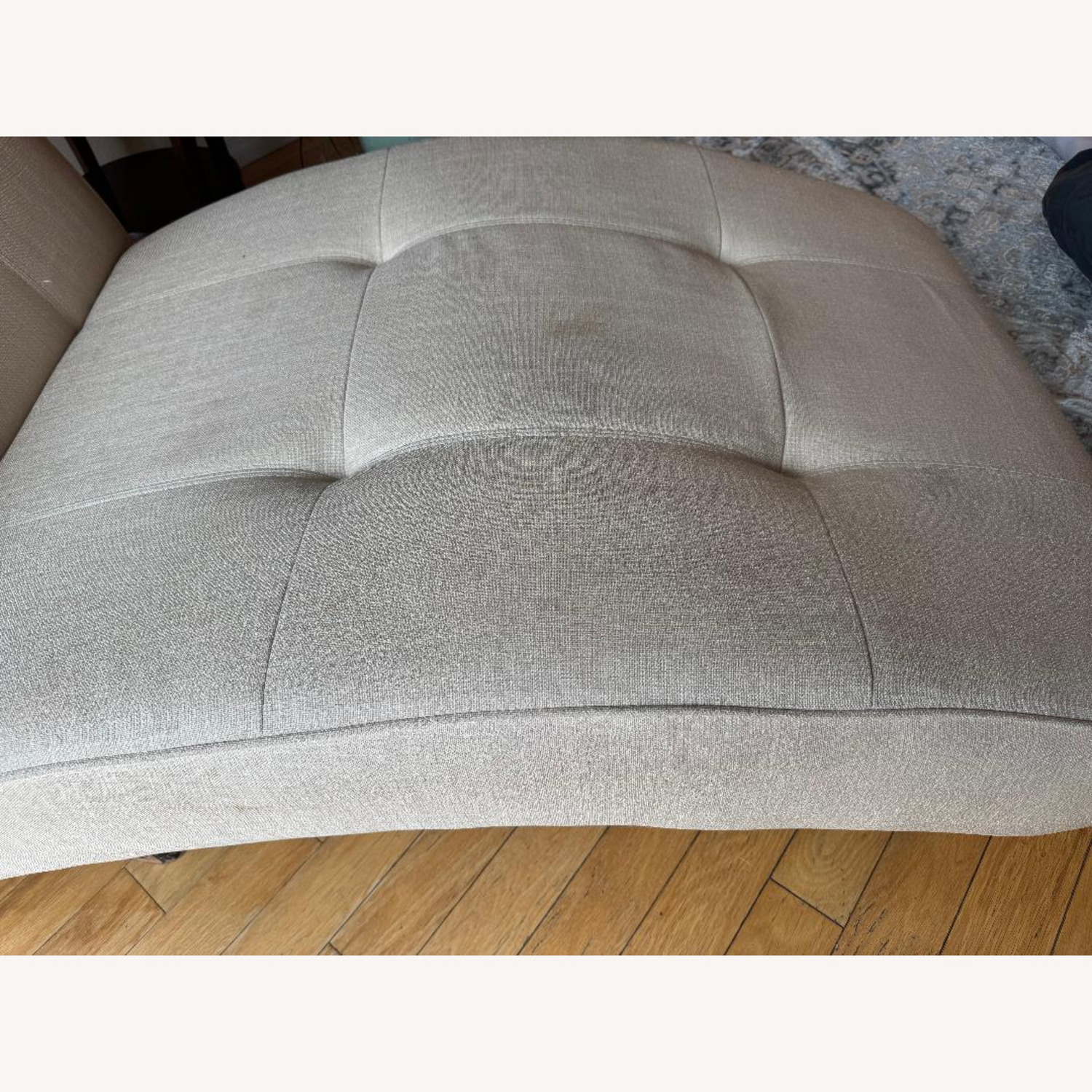 White Fabric Recliner - image-5
