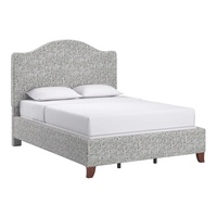 Ethan Allen Fabric Queen Storage Bed