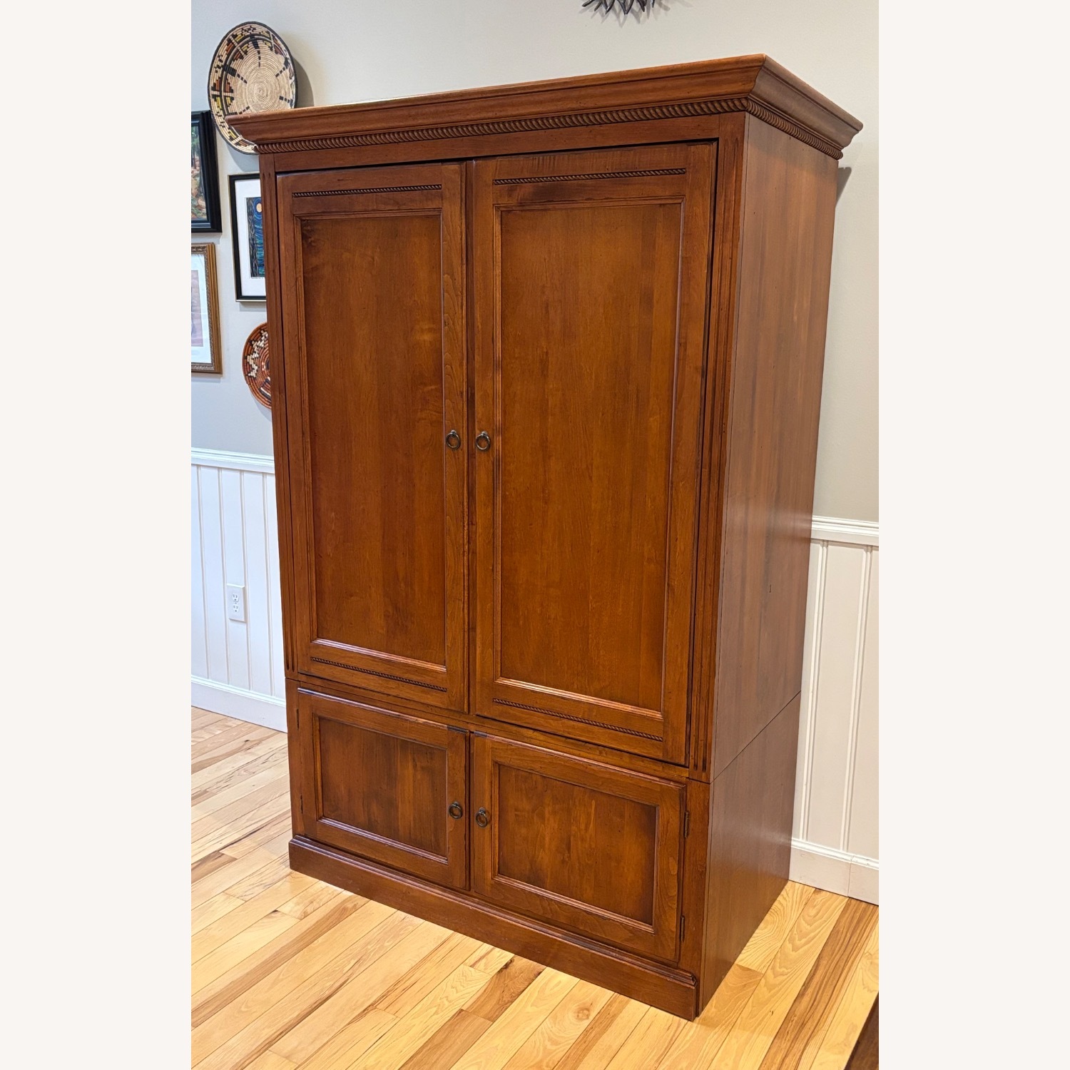 Ethan Allen Country Crossings Media Wood Armoire - image-2