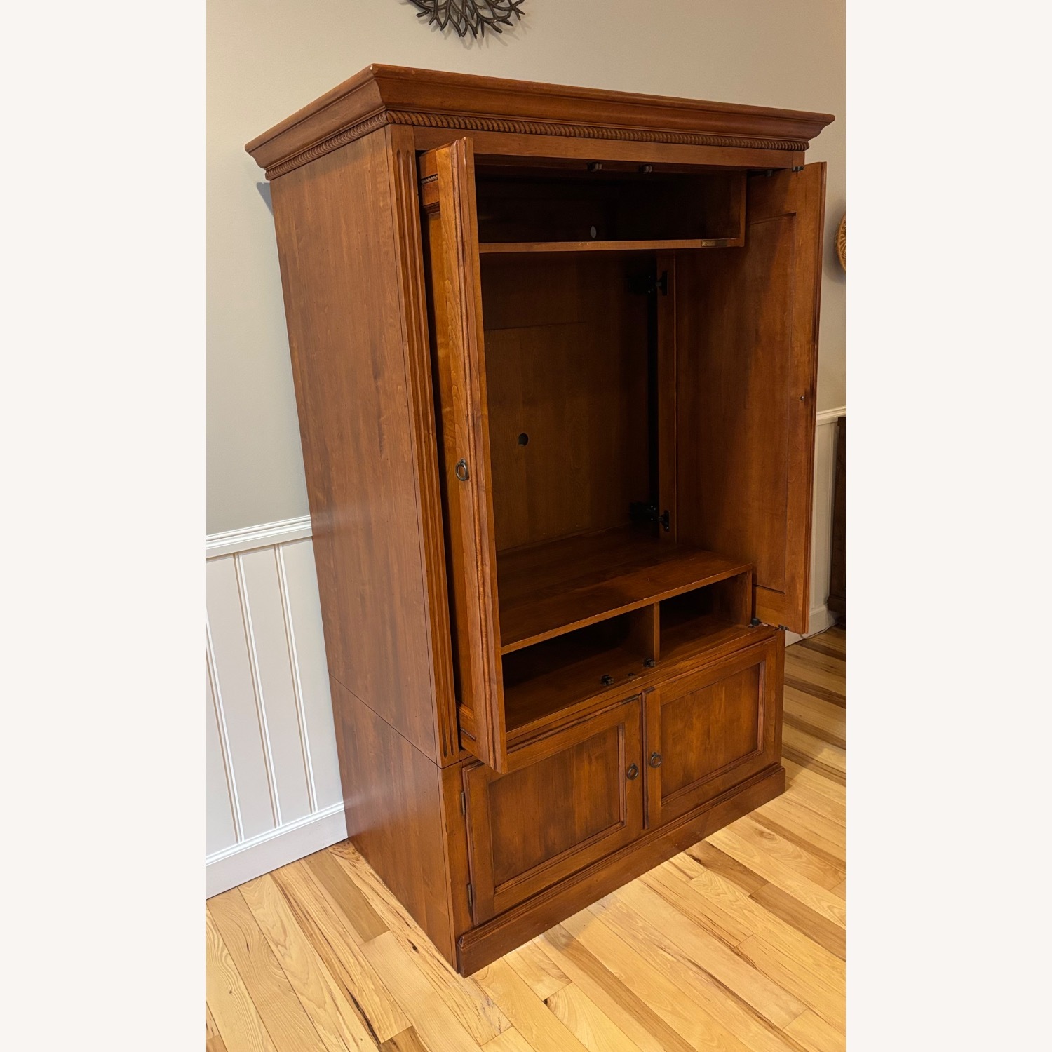 Ethan Allen Country Crossings Media Wood Armoire - image-8