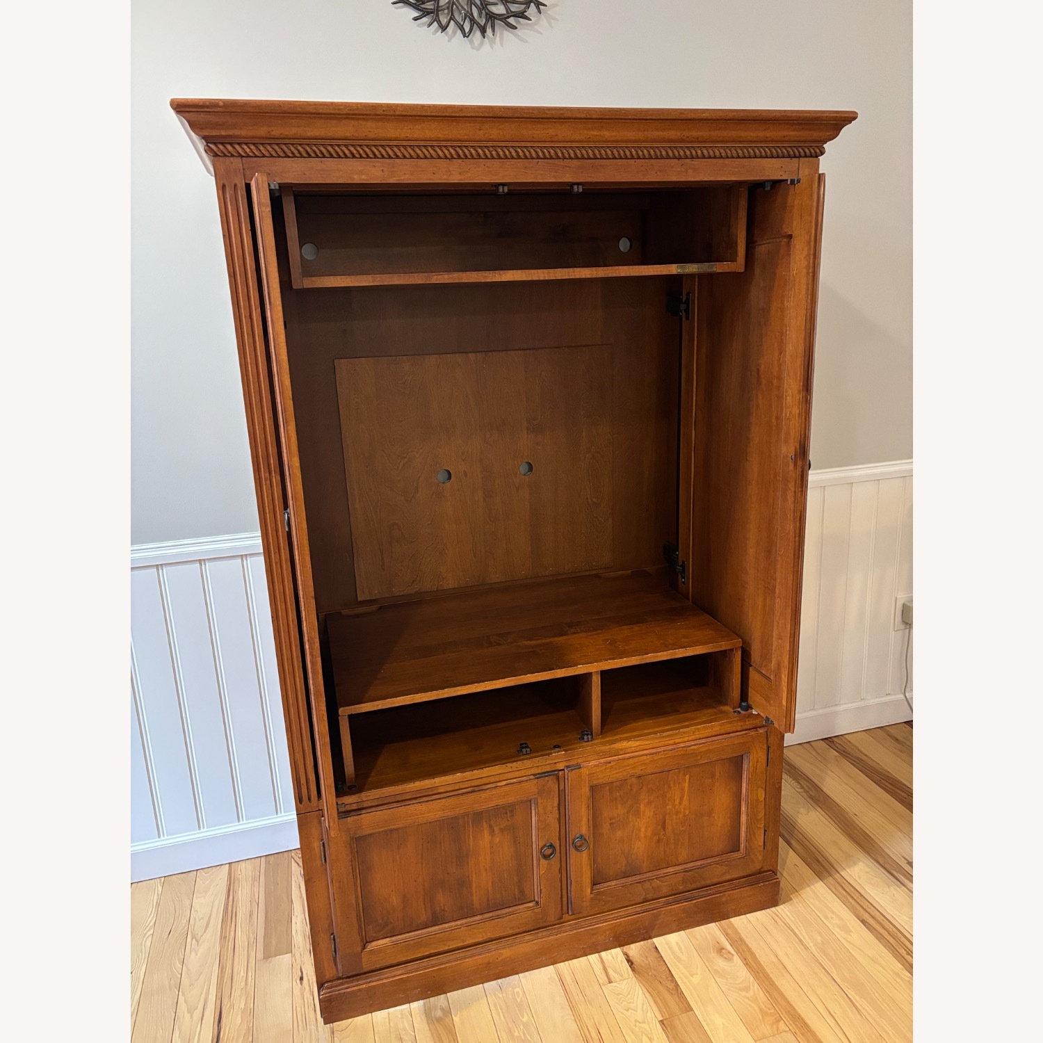 Ethan Allen Country Crossings Media Wood Armoire - image-7
