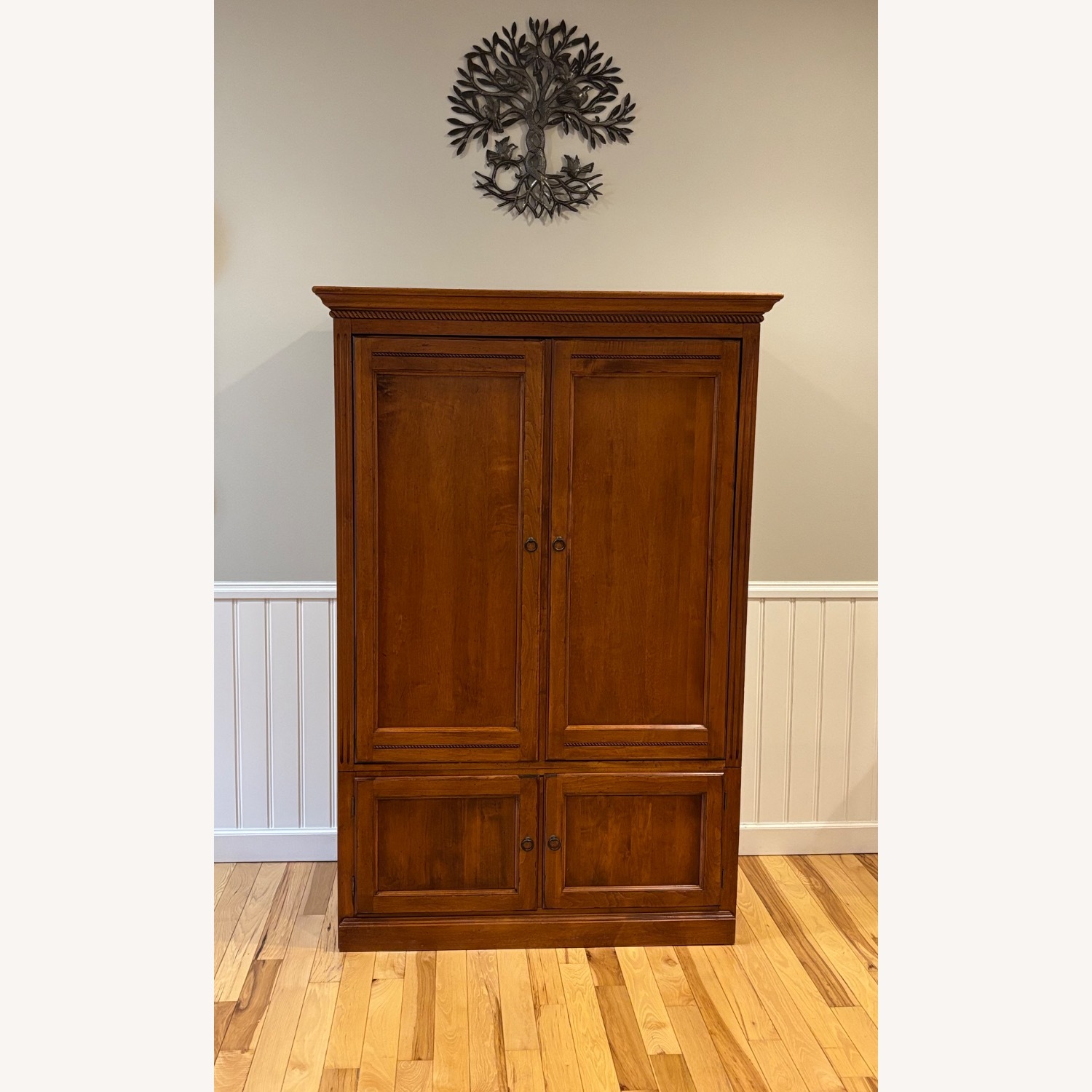 Ethan Allen Country Crossings Media Wood Armoire - image-1