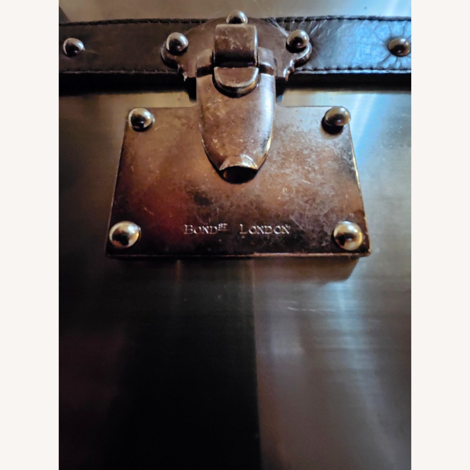 Flexsteel Stainless Steel Trunk / Coffee Table - image-6