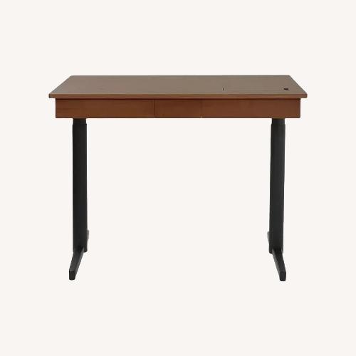 Used Burrow Copilot Dark Brown Desk for sale on AptDeco