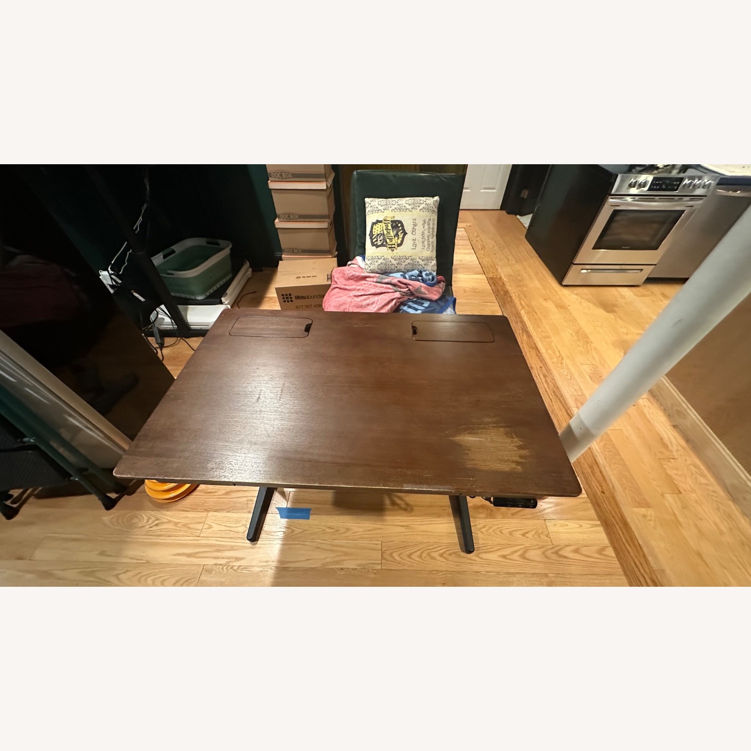 Burrow Copilot Dark Brown Desk - image-6