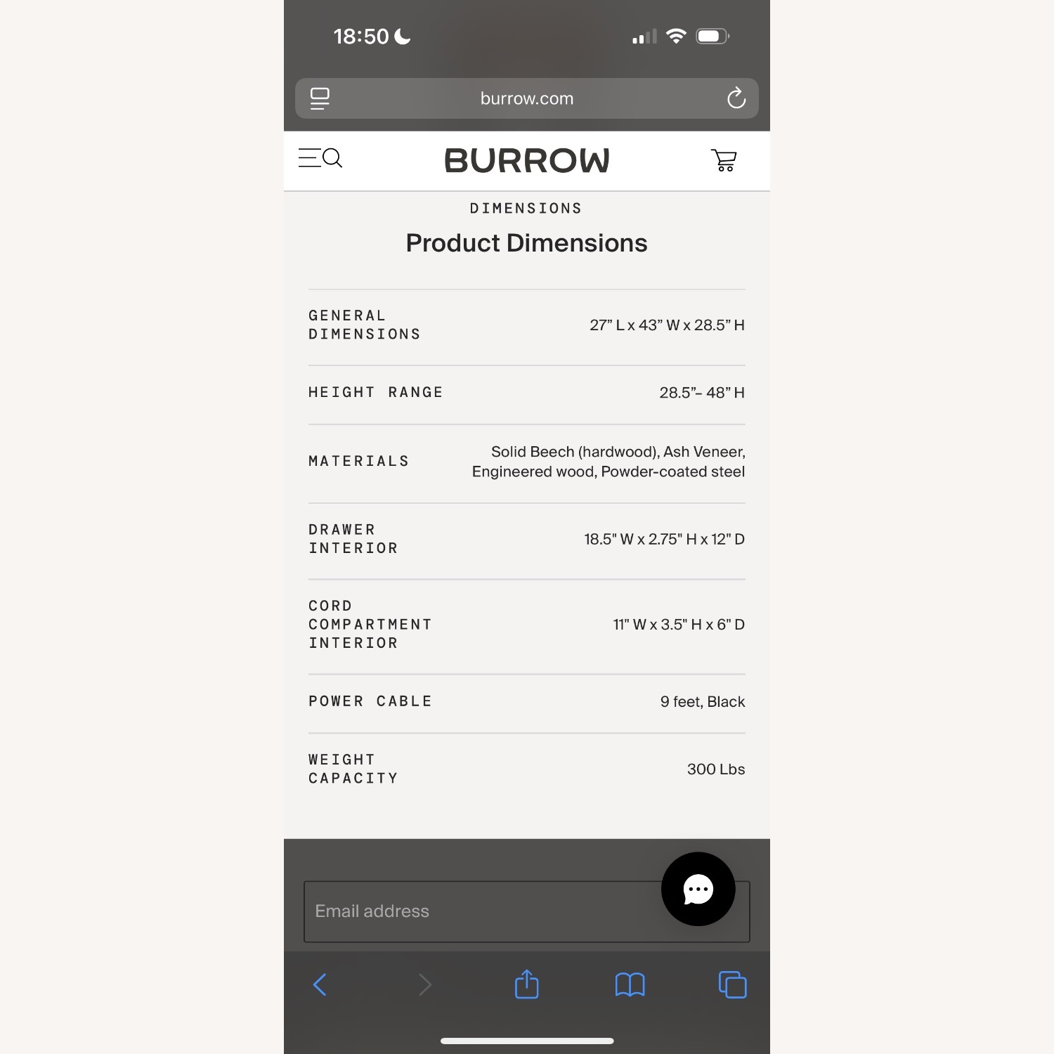 Burrow Copilot Dark Brown Desk - image-5