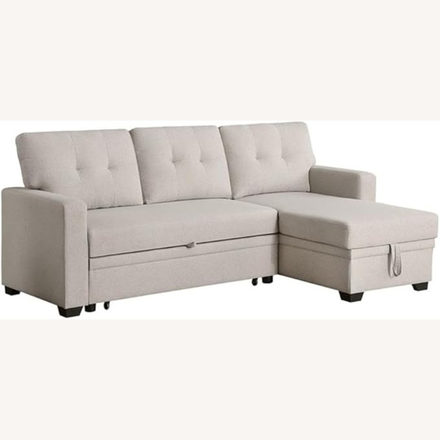 Light Gray Fabric 2 Piece Sectional - image-4