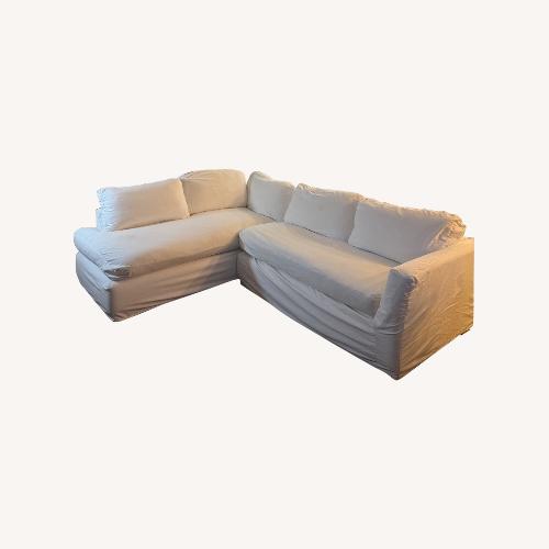 Used Shabby Chic Simple Sofa Sectional for sale on AptDeco