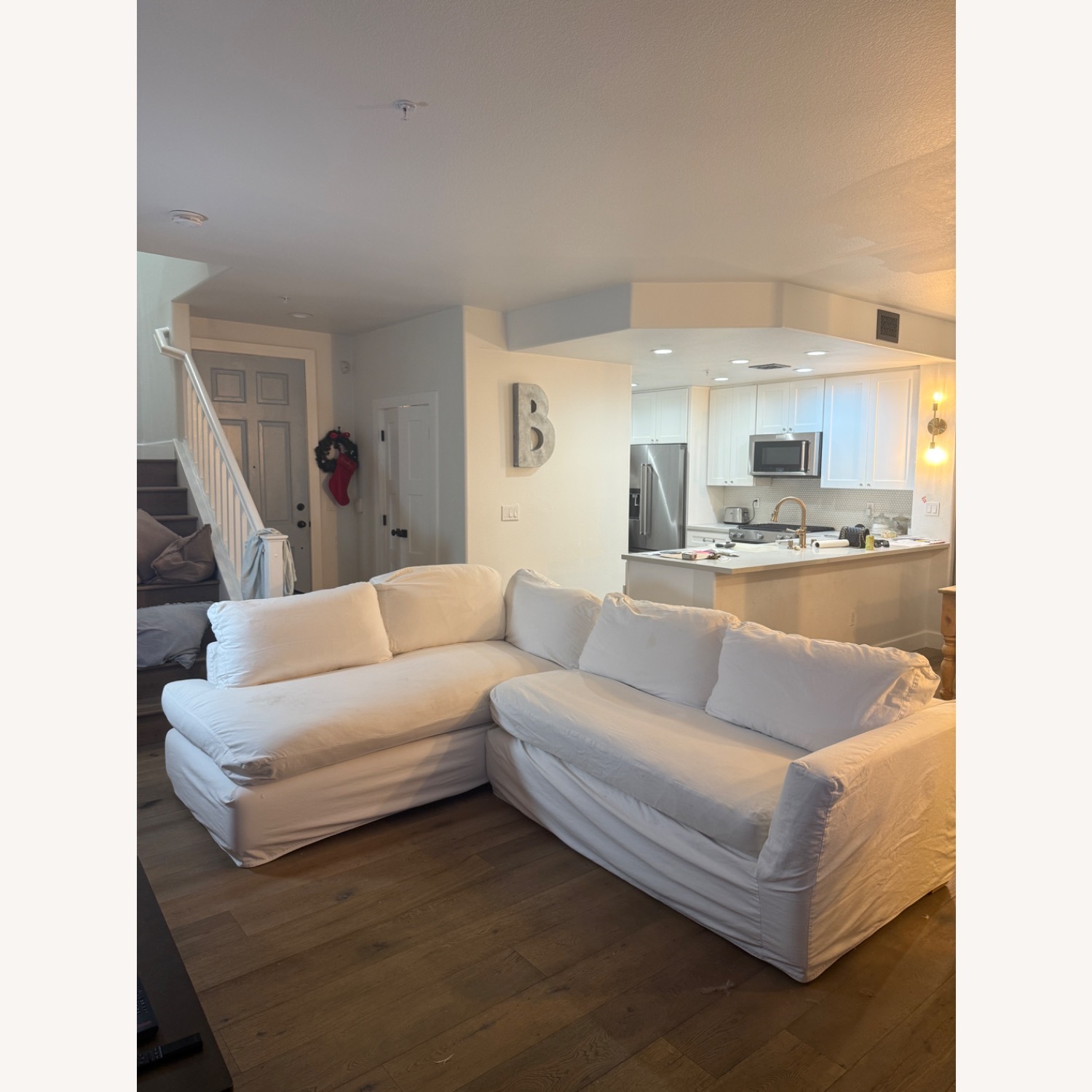 Shabby Chic Simple Sofa Sectional - image-1