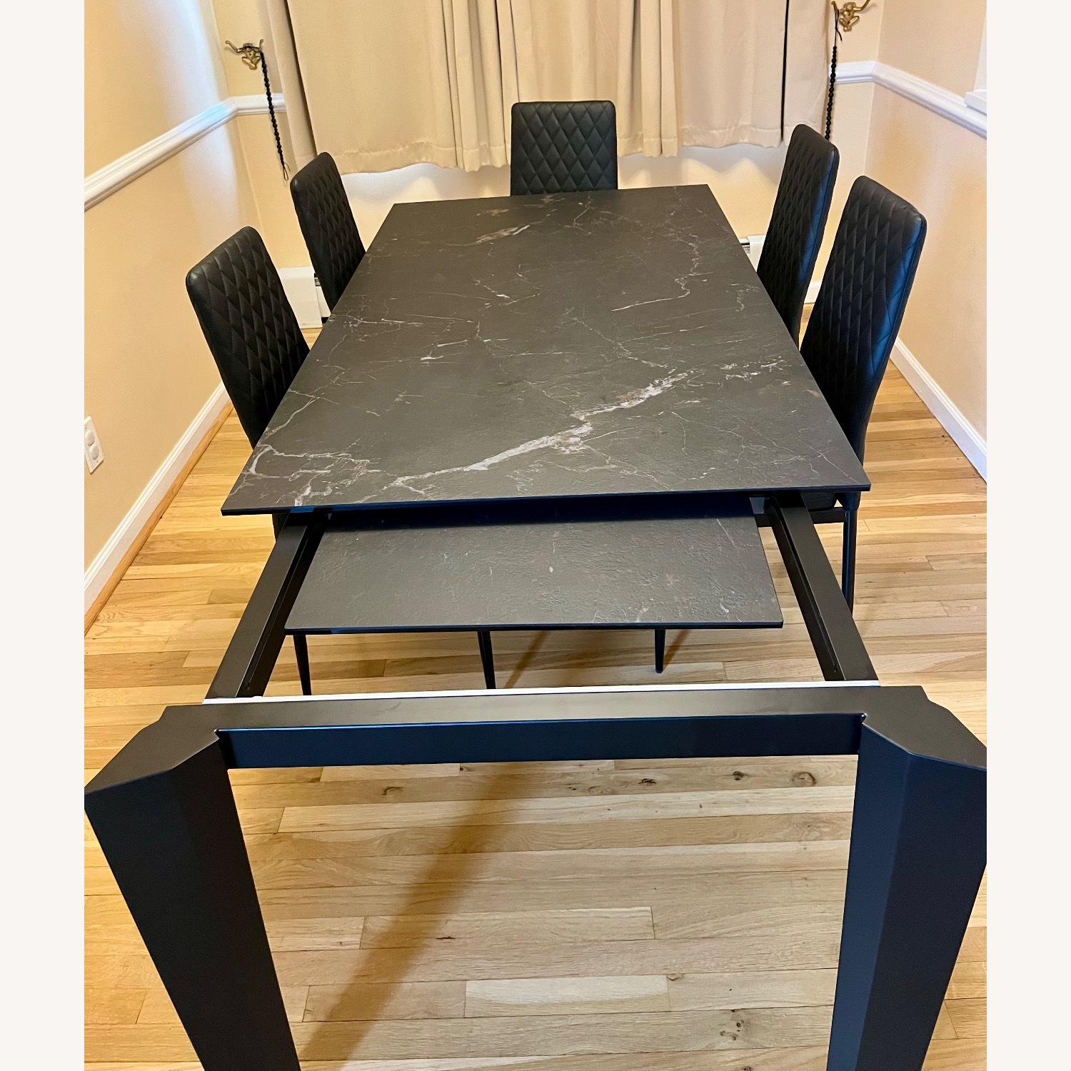 Calligaris Black Dining Set, Table and Chairs - image-2