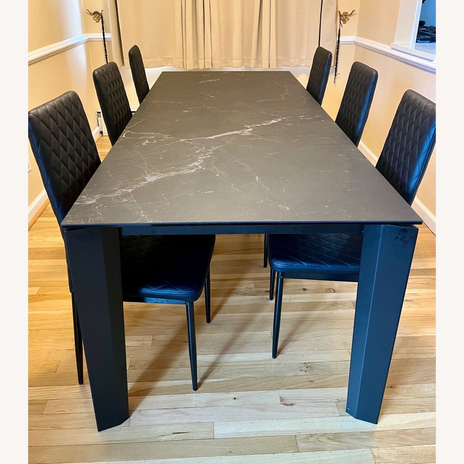 Calligaris Black Dining Set, Table and Chairs - image-3