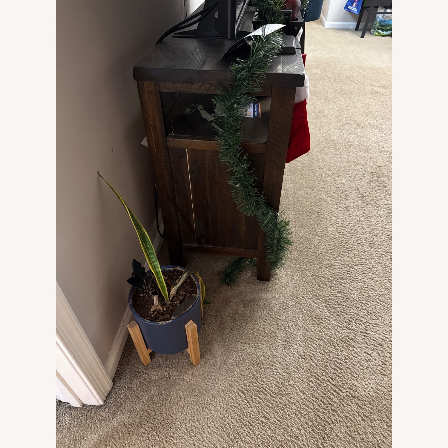 Wood Entertainment Center - image-1