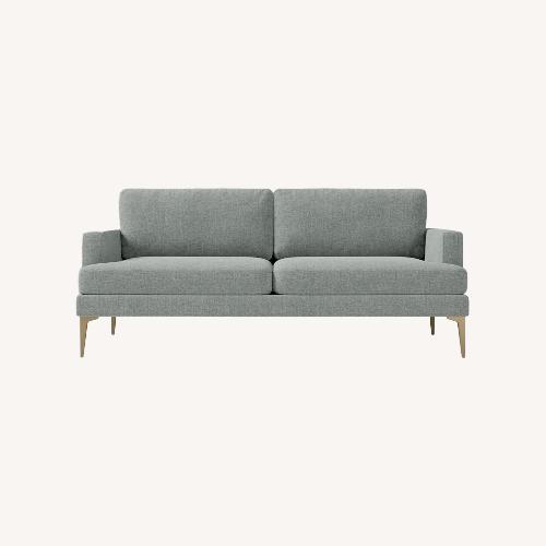 Used West Elm Andes Light Gray 2 Seater Sofa for sale on AptDeco