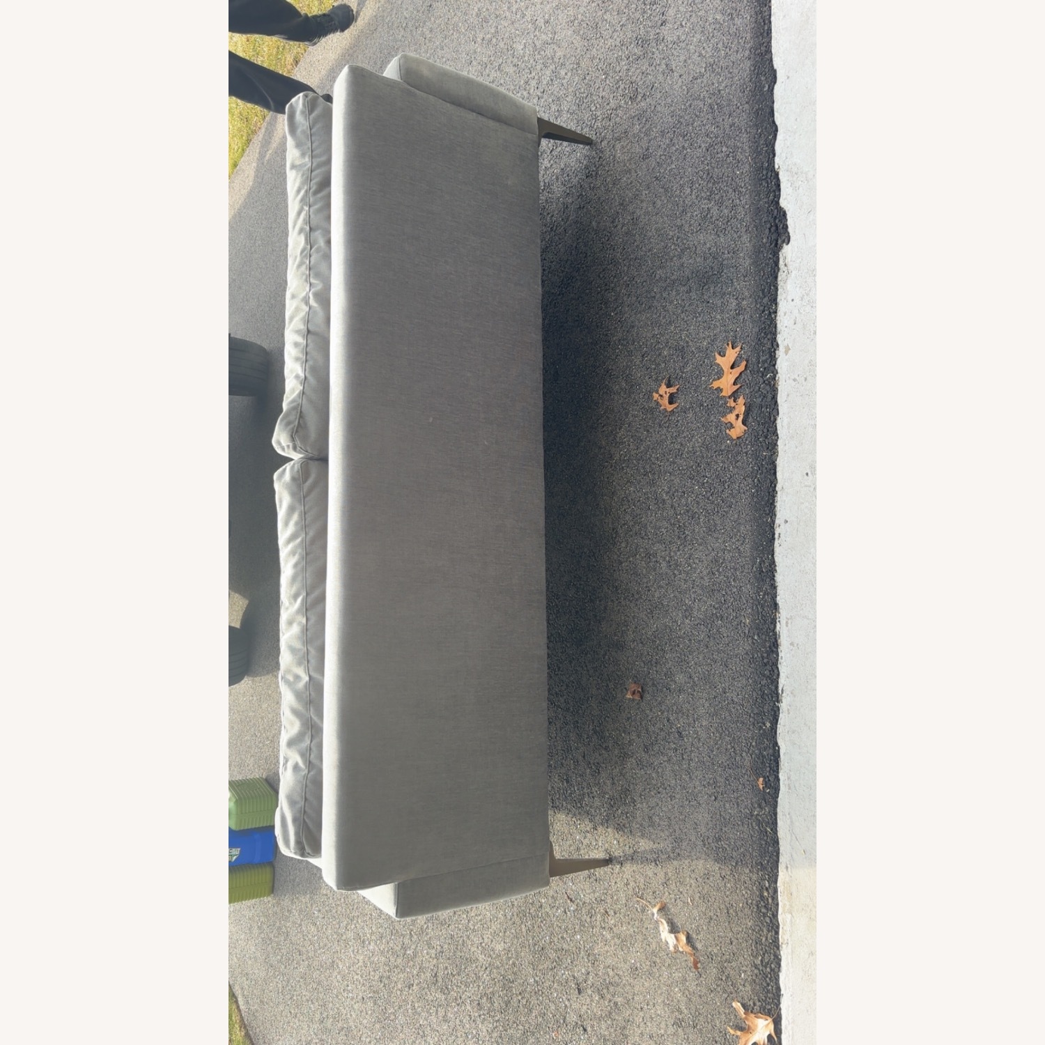 West Elm Andes Light Gray 2 Seater Sofa - image-3