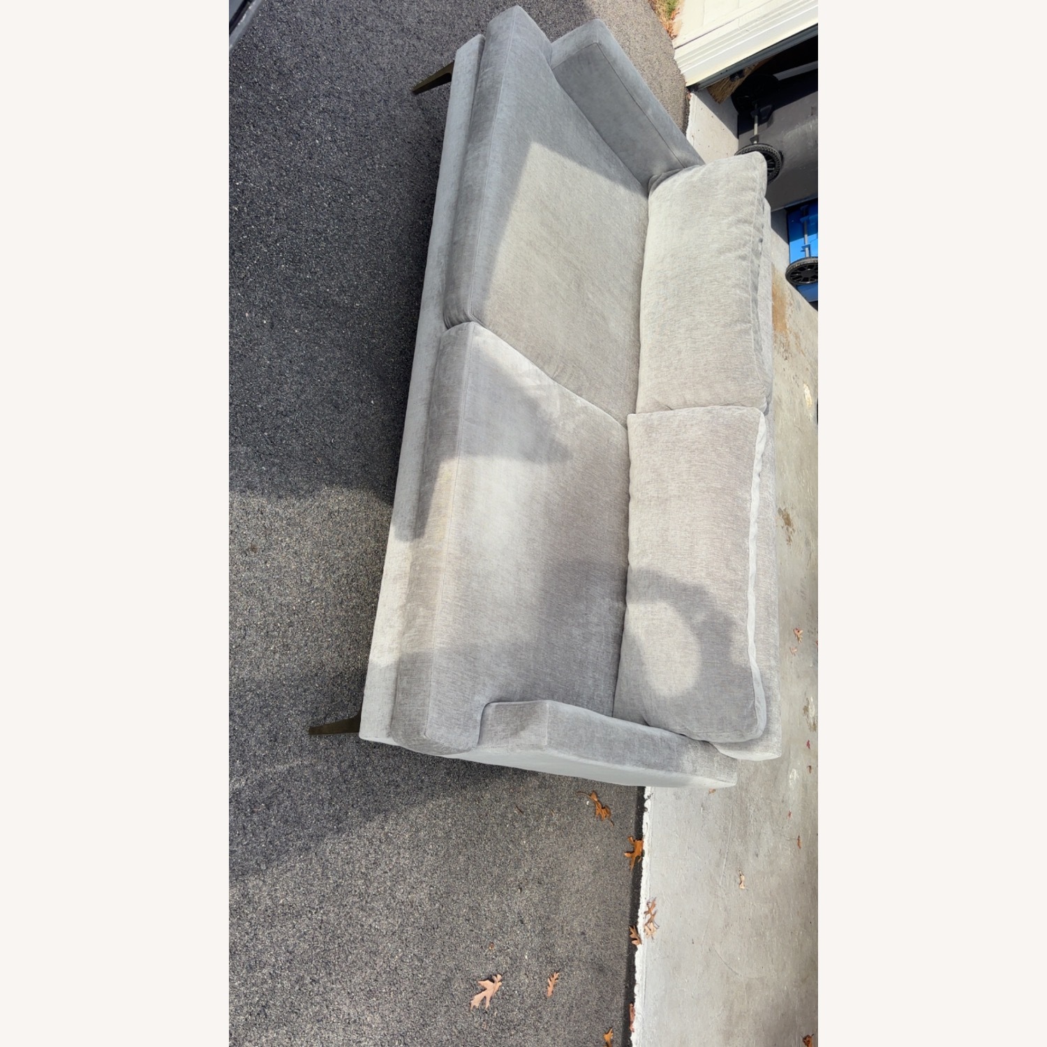 West Elm Andes Light Gray 2 Seater Sofa - image-2