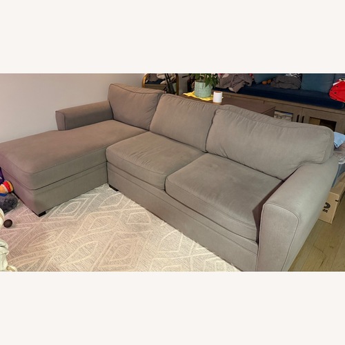Used Jonathan Louis Furniture Dark Gray Sleeper Sofa for sale on AptDeco