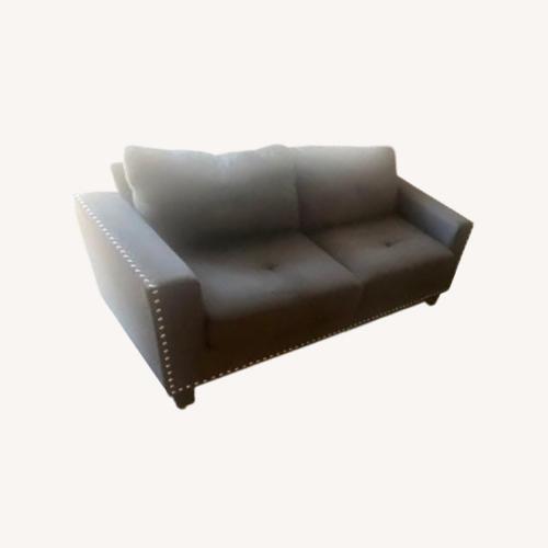 Used Light Gray Loveseat for sale on AptDeco