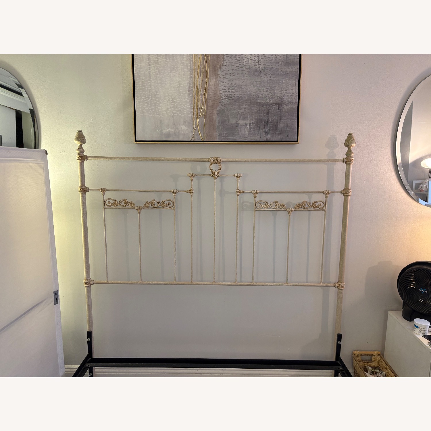 Charles P. Rogers Natural Wrought Iron Queen Bed - image-3