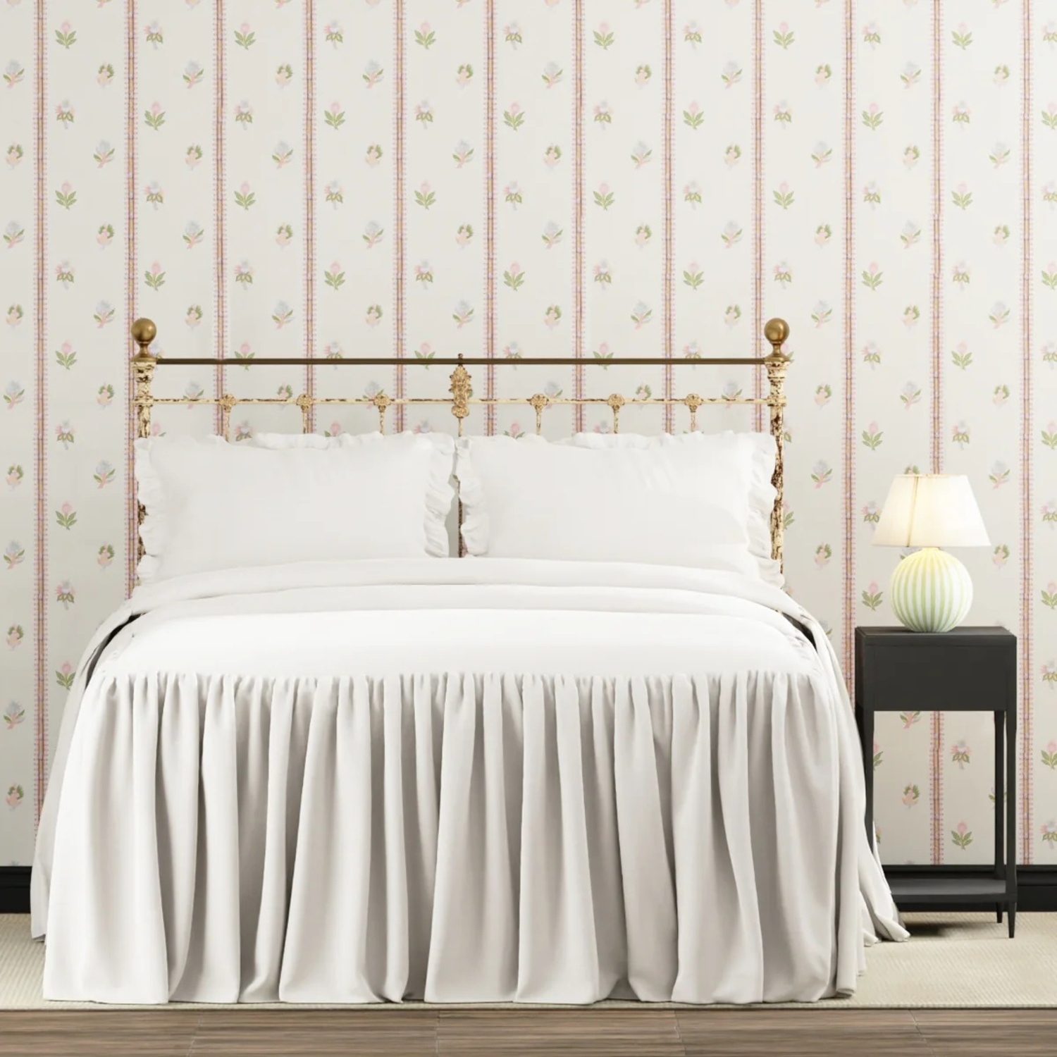 Charles P. Rogers Natural Wrought Iron Queen Bed - image-8