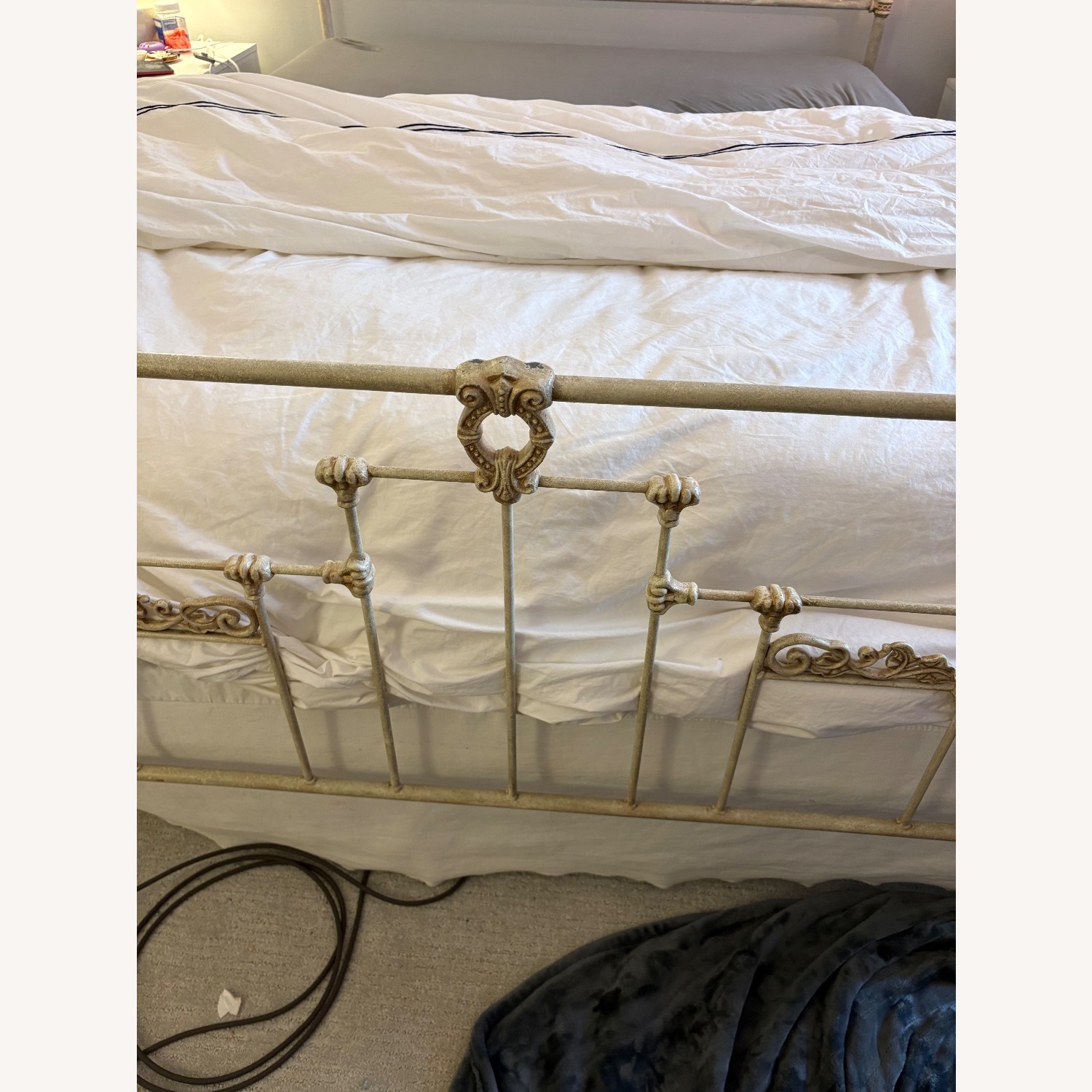 Charles P. Rogers Natural Wrought Iron Queen Bed - image-6