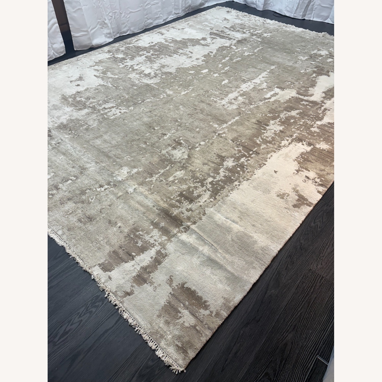 Restoration Hardware Azore Silk Rug 9’ x 12’ Hand-Knotted Silk - image-4