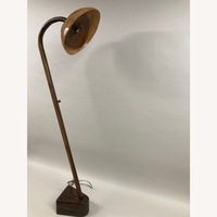 Black Walnut Floor Lamp