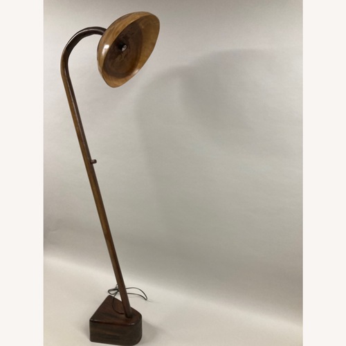 Used Black Walnut Floor Lamp for sale on AptDeco