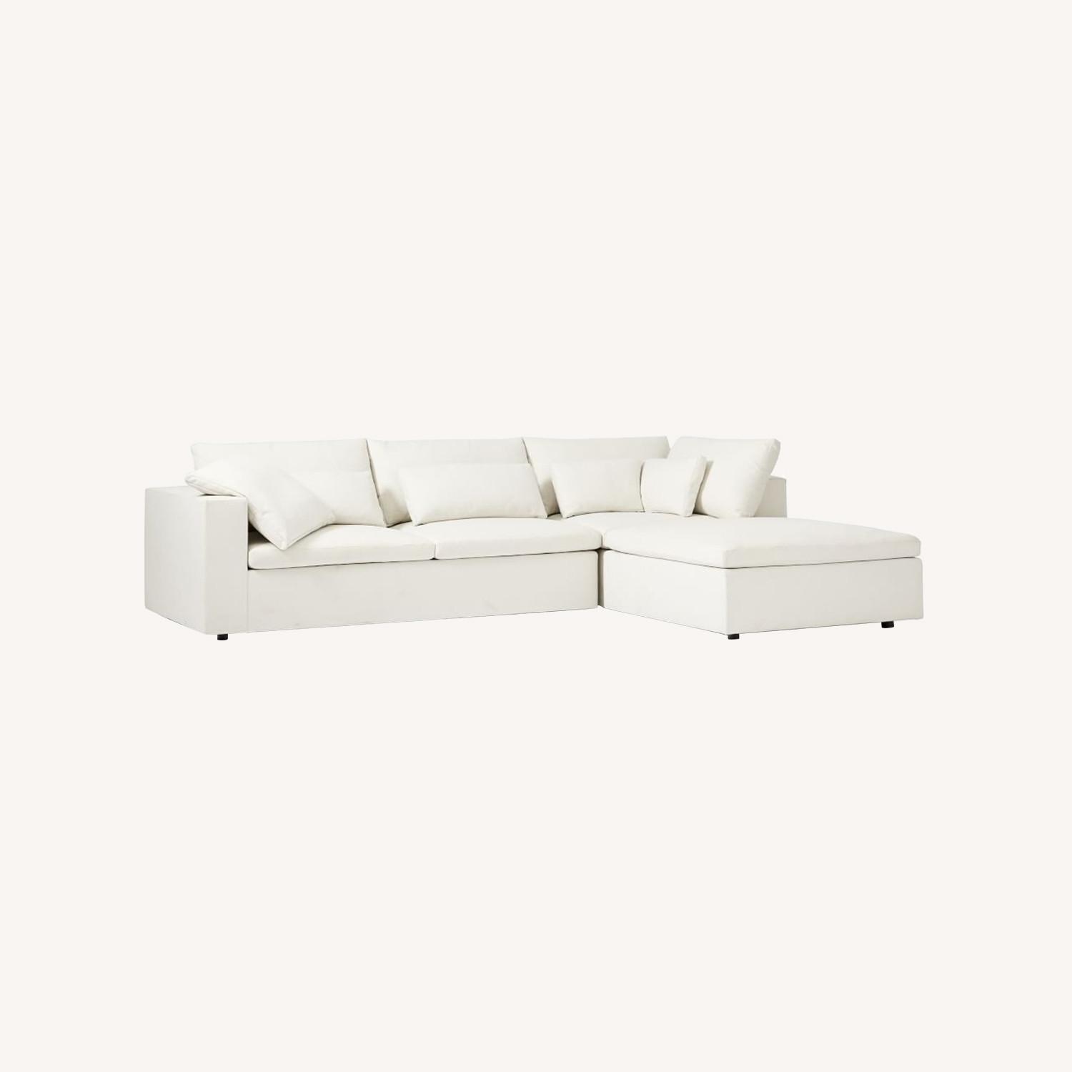 West Elm Harmony Modular 3-Piece Ottoman Sectional - image-0