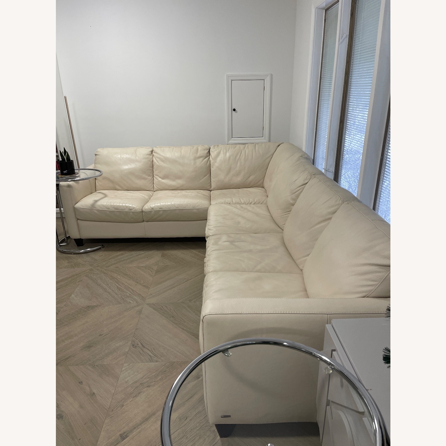 Divani & Divani White Sleeper Sofa - image-3