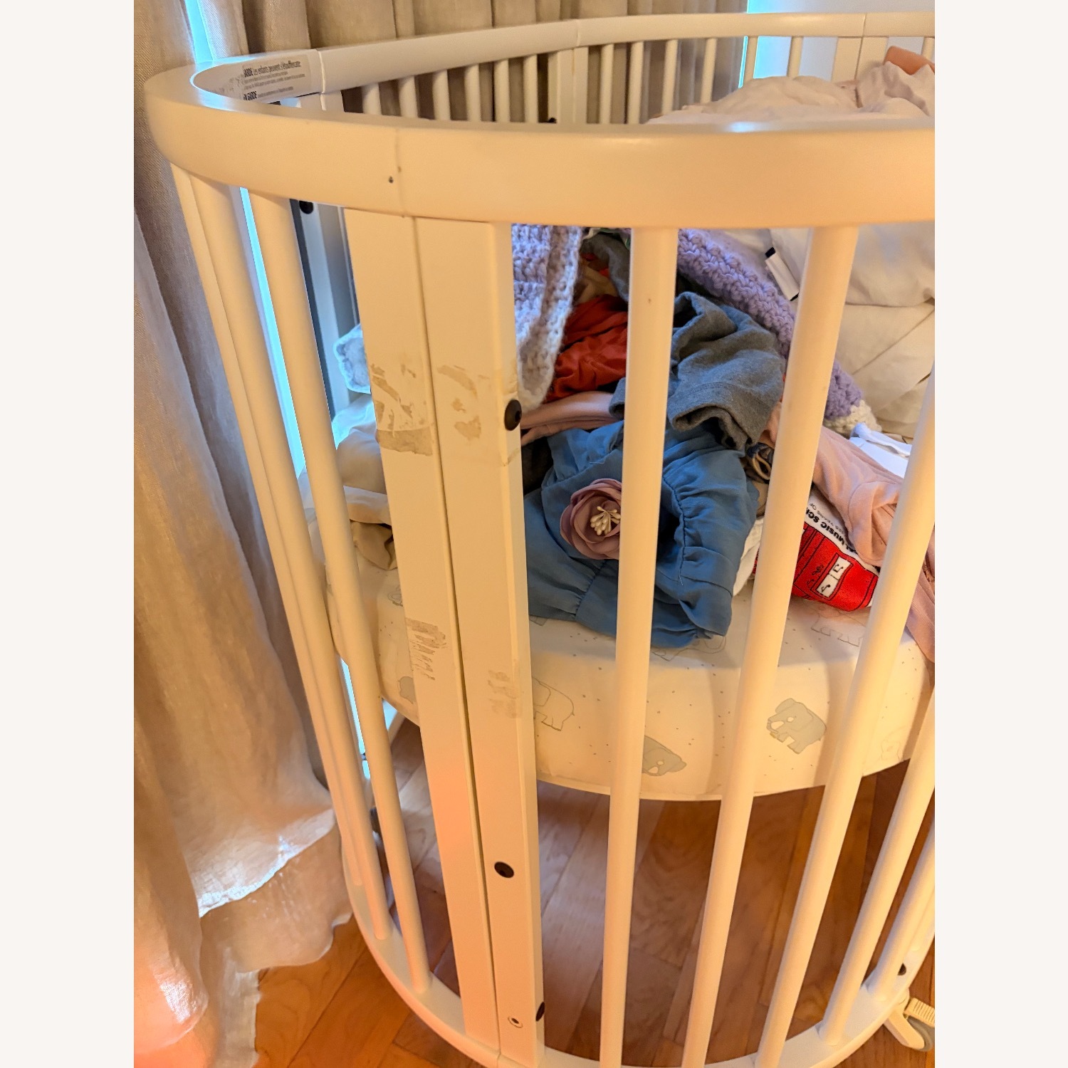 Stokke AS White Wood Crib - image-5