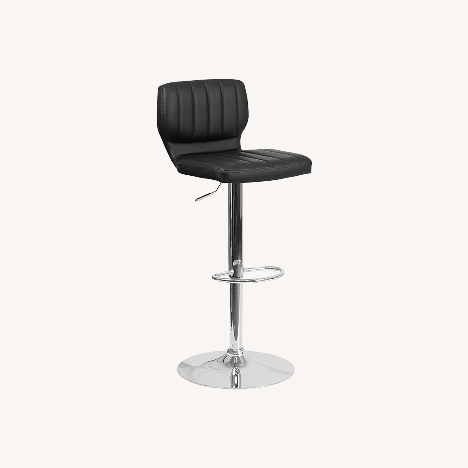 Flash Furniture Black Vinyl Stools - image-0