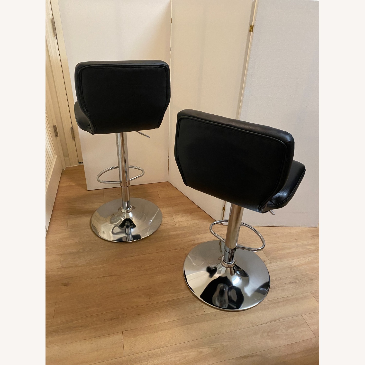 Flash Furniture Black Vinyl Stools - image-2