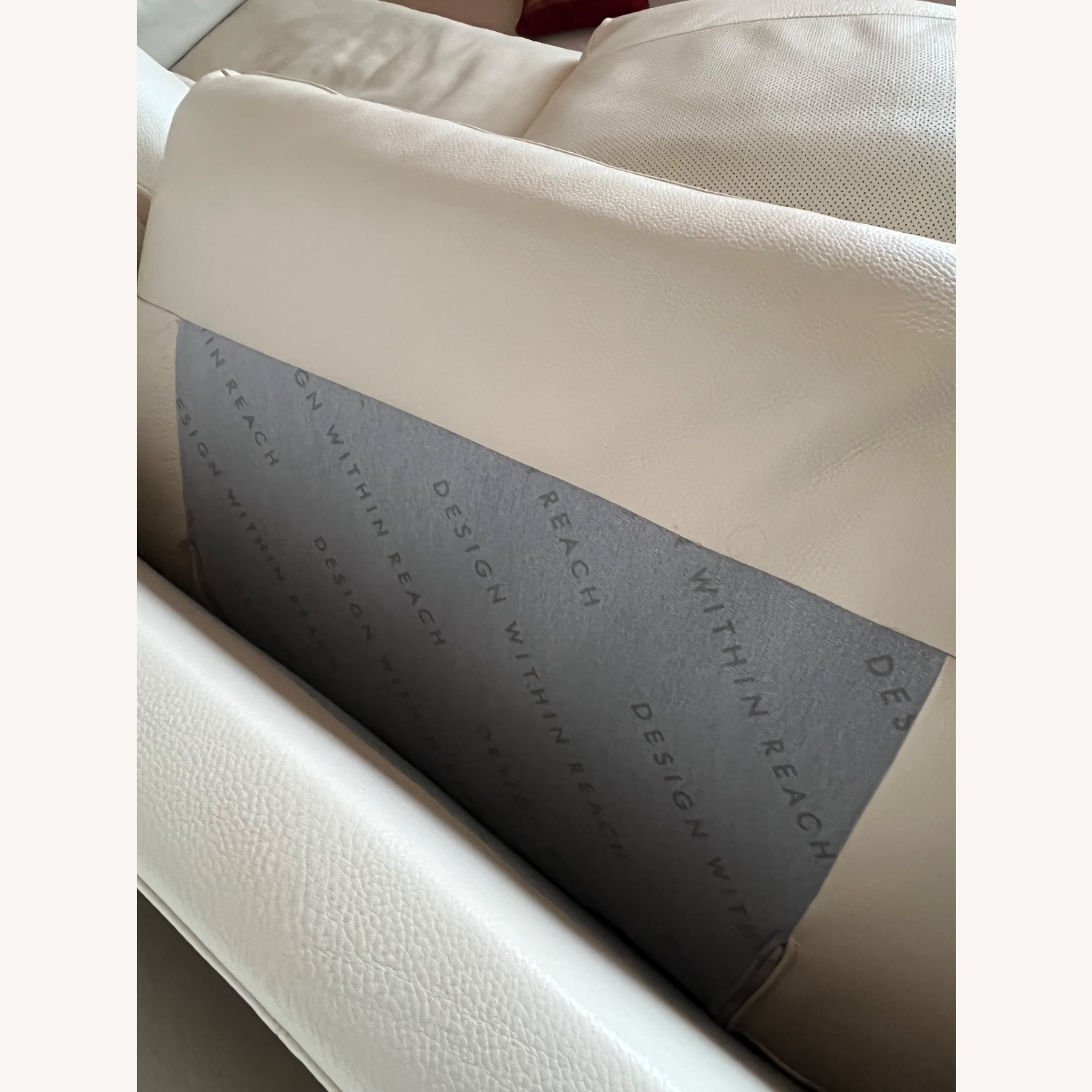 Design Within Reach Como White Leather 3+ Seater Sofa - image-5