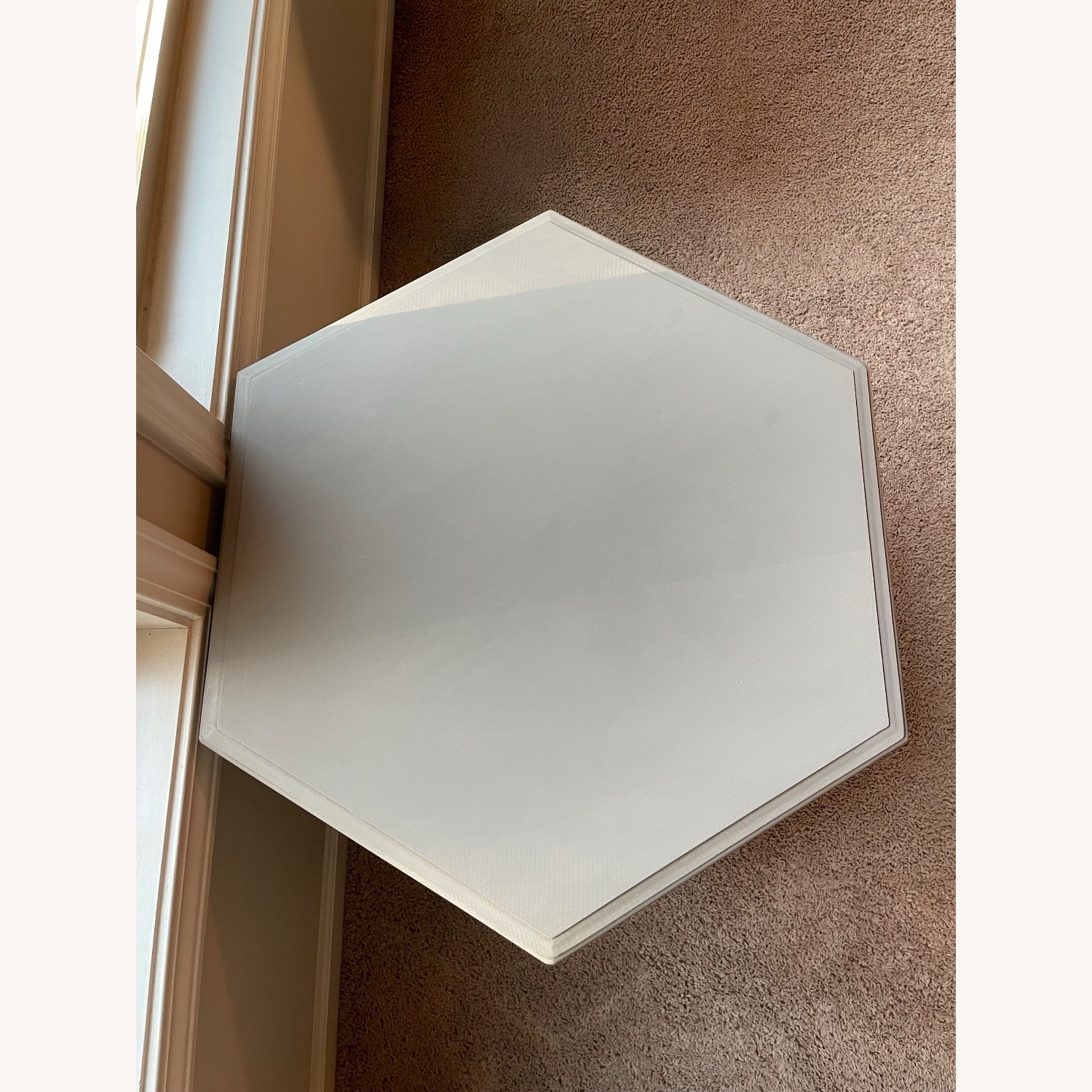 Ethan Allen Hexagonal Storage Side Table - image-5