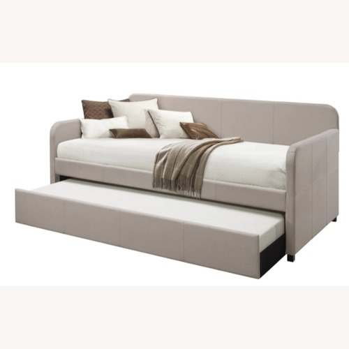 Used Aysun Upholstered Daybed with Trundle for sale on AptDeco