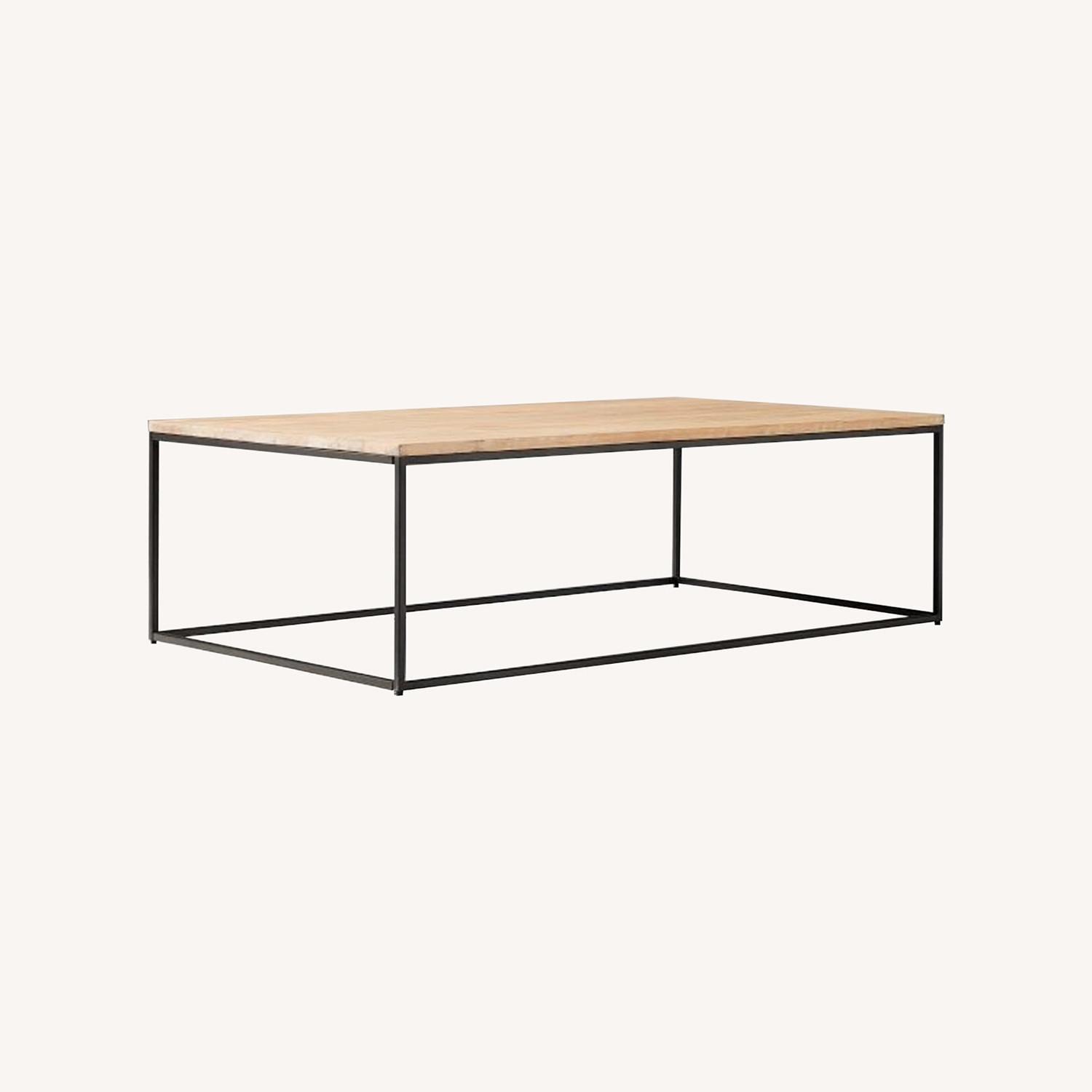 West Elm Streamline Rectangle Coffee Table - image-0