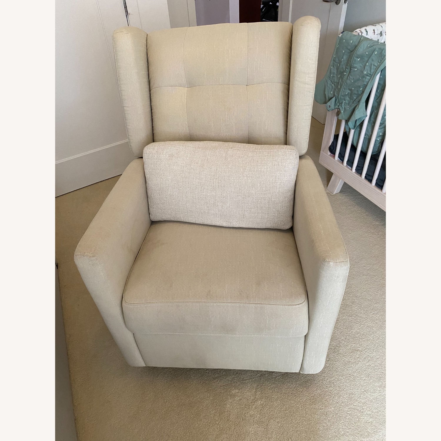 Davinci Natural Fabric Nursing Chair - image-4