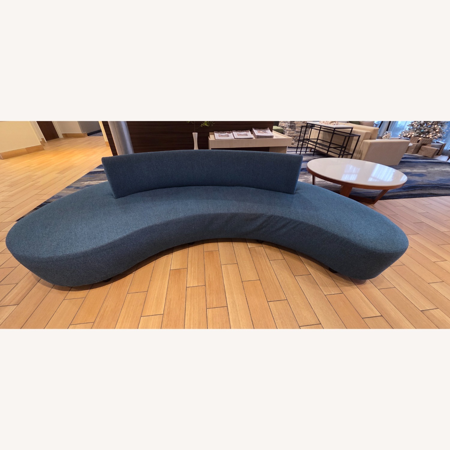 Marge Carson Green Fabric Chaise Lounge - image-3