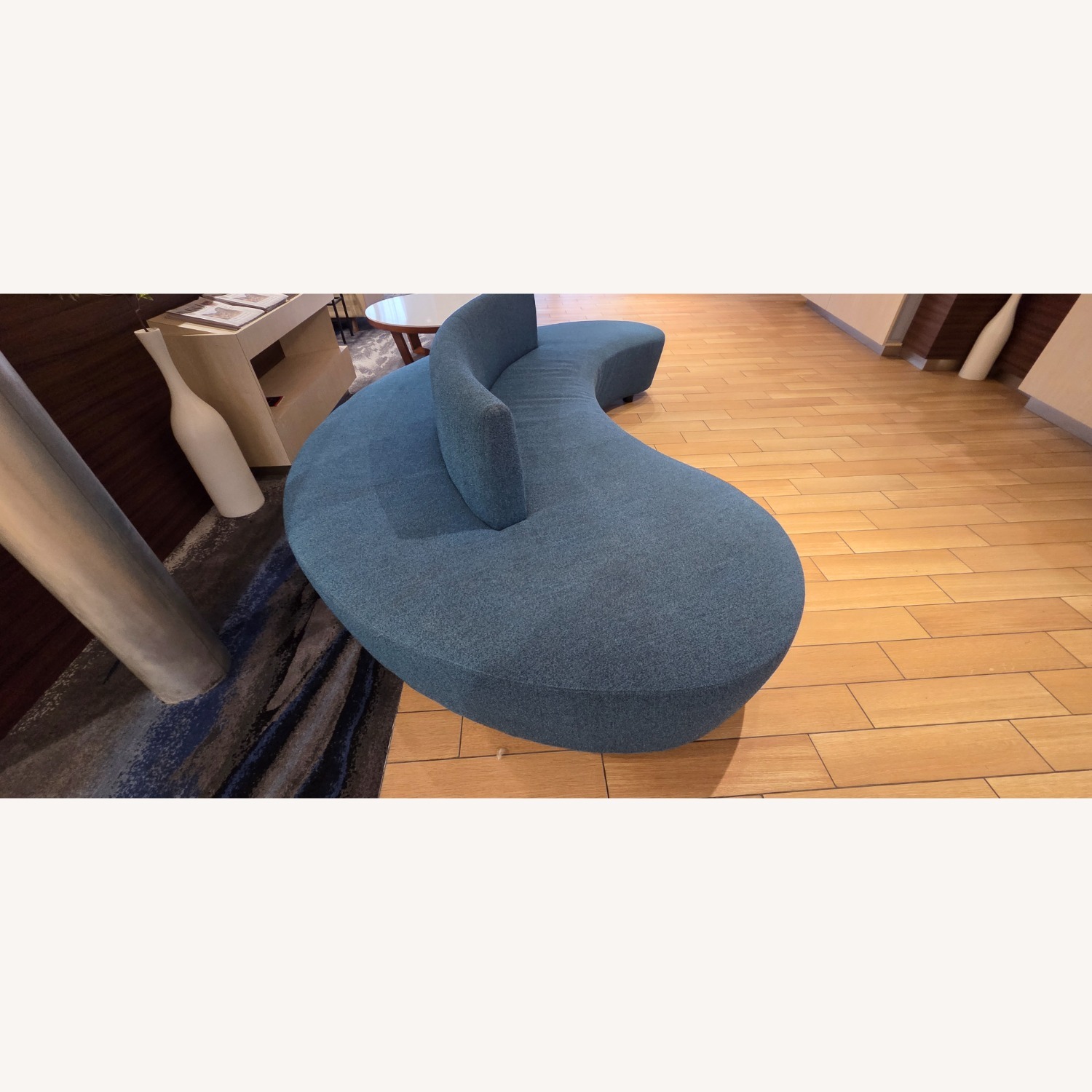 Marge Carson Green Fabric Chaise Lounge - image-1