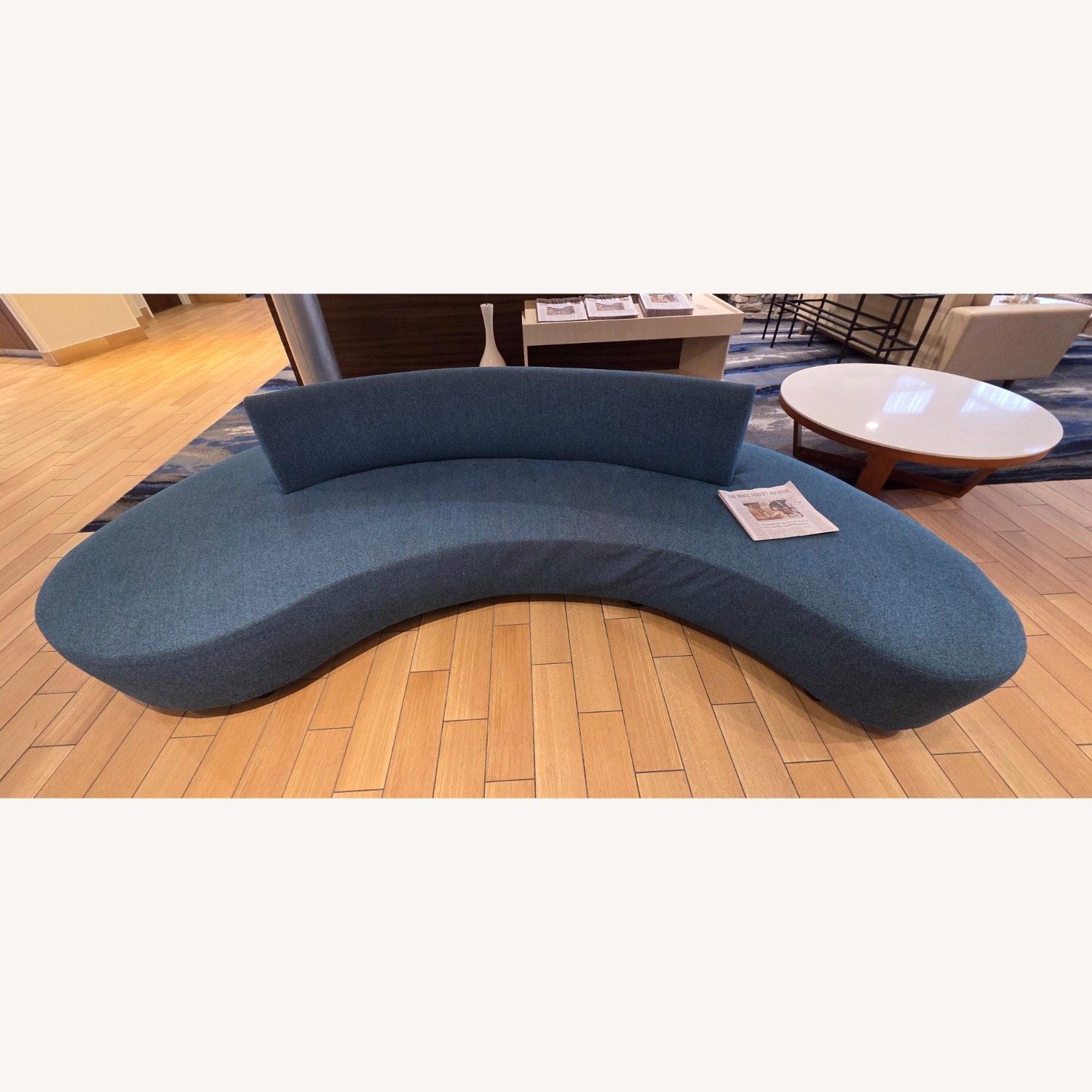 Marge Carson Green Fabric Chaise Lounge - image-2