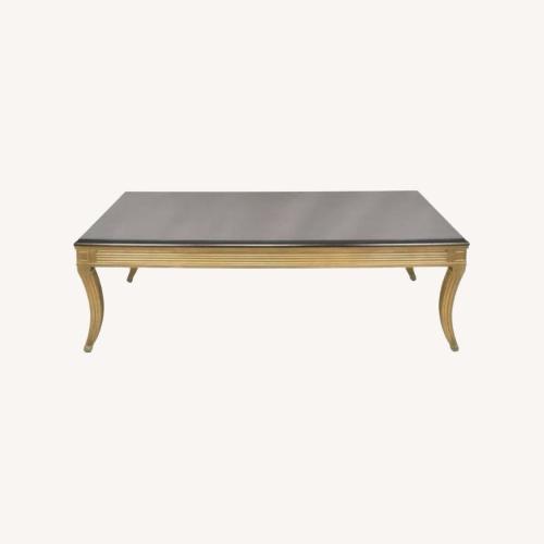 Used Vintage/Antique Finds Gold Wood Coffee Table for sale on AptDeco
