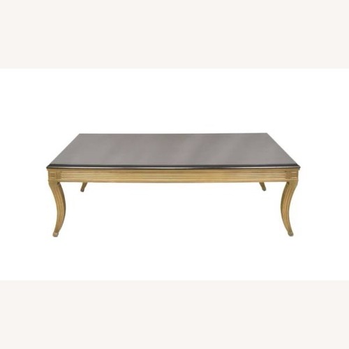 Used Vintage/Antique Finds Gold Wood Coffee Table for sale on AptDeco