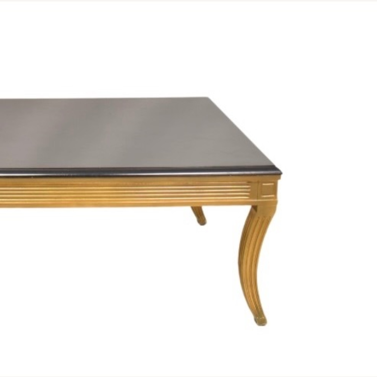 Vintage/Antique Finds Gold Wood Coffee Table - image-1