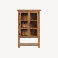 Pottery Barn Reed Storage Cabinet